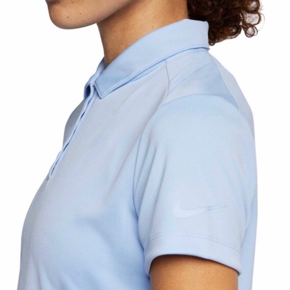 NIKE GOLF Women’s Blue Short Sleeve Polo Shirt - Picture 4 of 4
